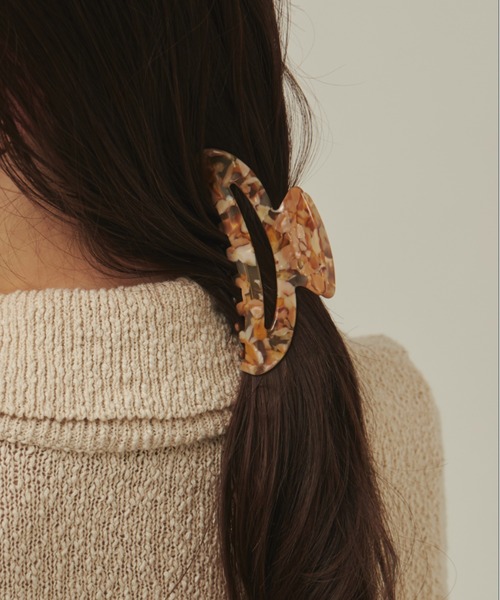 キュート&カジュアルなおしゃれヘアクリッブ♥️✨ハンドメイド✨ ciite' ヘアクリップ デザインカラーヘアクリップ : ZOZOTOWN Yahoo!店