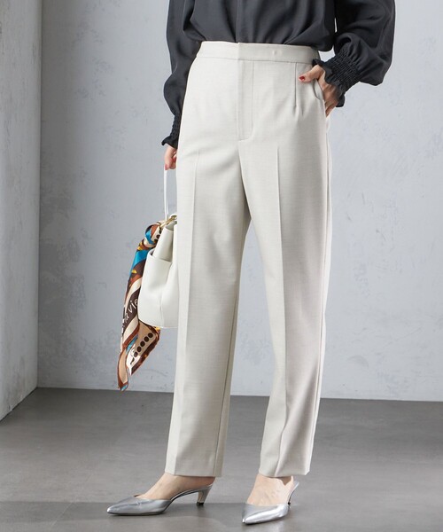 SHIPS（シップス） パンツ 「手洗い可能」裏起毛 スリム テーパード