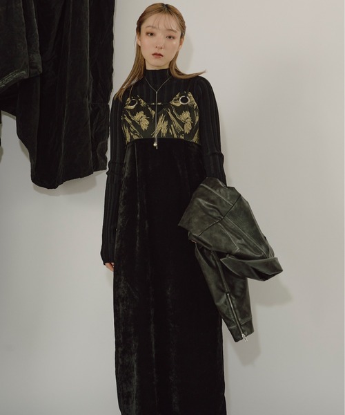 Ezick ワンピース Ring cord ベロアキャミドレス : ZOZOTOWN Yahoo!店