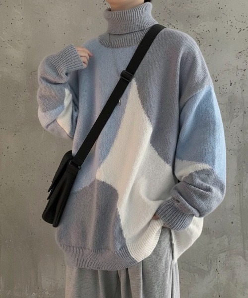 link lot セーター ニット 「25年新色ネイビー追加」ふわもち ジオ