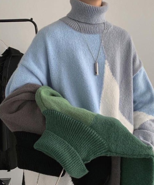 link lot セーター ニット 「25年新色ネイビー追加」ふわもち ジオ