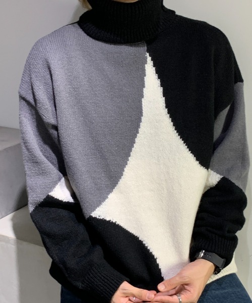 link lot セーター ニット 「25年新色ネイビー追加」ふわもち ジオ