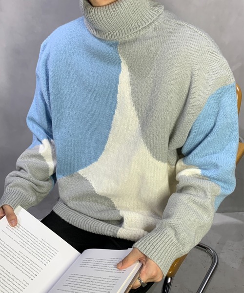 link lot セーター ニット 「25年新色ネイビー追加」ふわもち ジオ