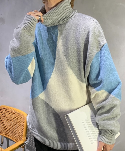 link lot セーター ニット 「25年新色ネイビー追加」ふわもち ジオ