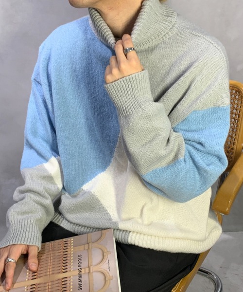 link lot セーター ニット 「25年新色ネイビー追加」ふわもち ジオ