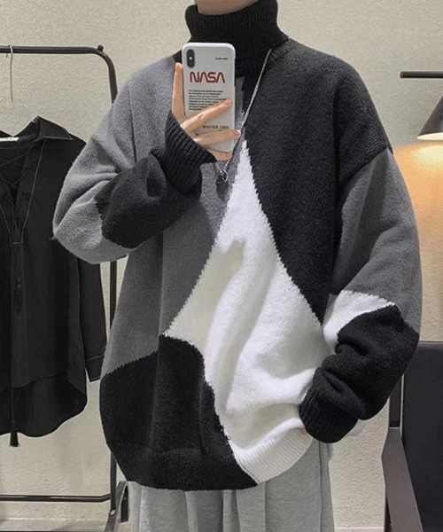 link lot セーター ニット 「25年新色ネイビー追加」ふわもち ジオ