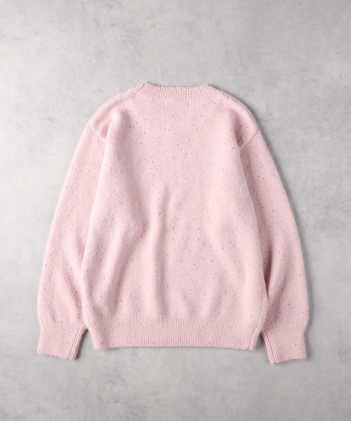 sienne Rose Wool Knit ローズ ニット ROSE BUD（ローズバッド） ニット セーター (GENE HEAVENS)MULTI COLOR