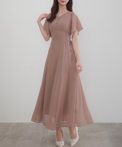 【2色】シフォン☆ワンピース シアー ホルター ロング Vネック 楽天市場】NOAHL｜《3,990円→50%0FFクーポン利用》【メール便