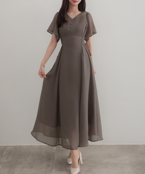 せっちゃん　　　　　未使用☆プランテーション コットンワンピース ウール混 ニット×タフタコンビワンピース／洗える | MK MICHEL KLEIN (Women