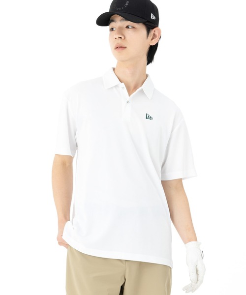 NEW ERA ポロシャツ ニューエラ ゴルフ 半袖ポロシャツ 鹿の子
