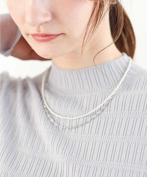 MK MICHEL KLEIN（エムケー ミッシェルクラン） ネックレス 2連 