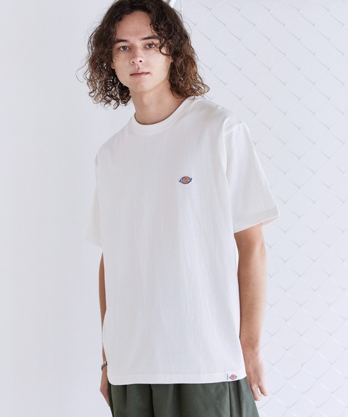 Dickies（ディッキーズ） tシャツ 天竺ミニワッペンクルーネック半袖T