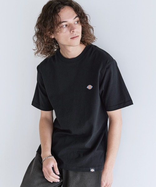 Dickies（ディッキーズ） tシャツ 天竺ミニワッペンクルーネック半袖T