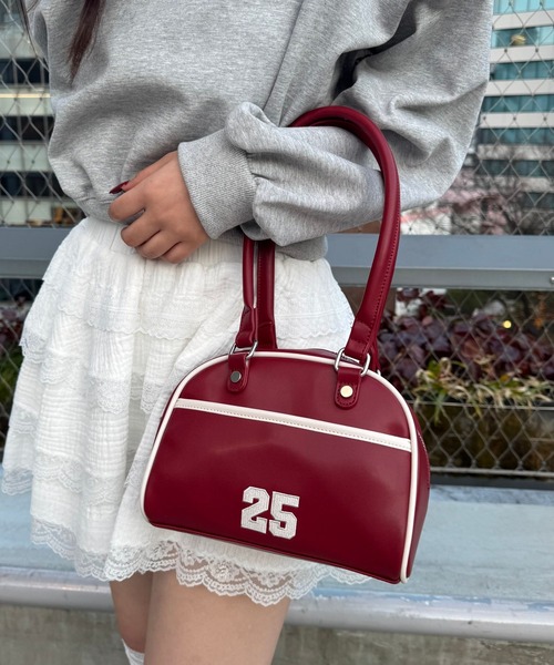 FOREVER21 ボストンバッグ 「2025SS」ナンバリングミニボストン