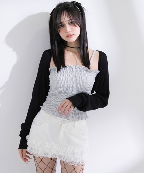 Diable baiser（ディアブルベーゼ） パンツ スカート見え裾レース