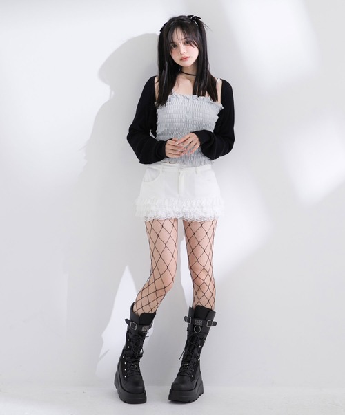 Diable baiser（ディアブルベーゼ） パンツ スカート見え裾レース