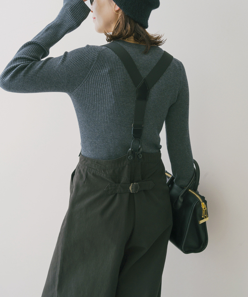 Spick&Span 2025SS サスペンダー付きワーカーパンツ 36 追加》サスペンダー付きワーカーパンツ（その他パンツ）｜Spick