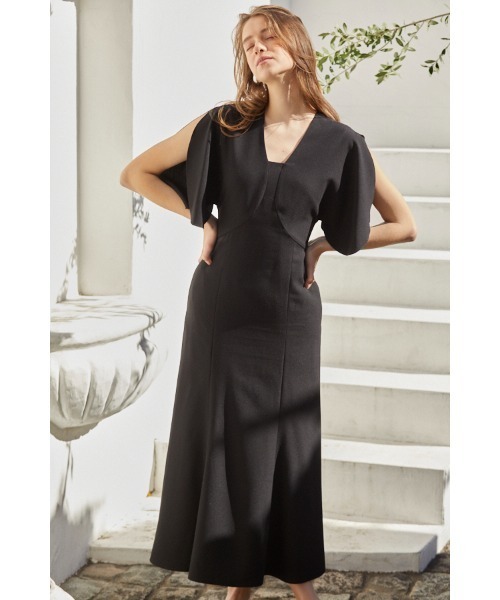 Estella.K ワンピース Josephine Dress スリットスリーブドレス