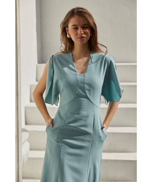 Estella.K ワンピース Josephine Dress スリットスリーブドレス