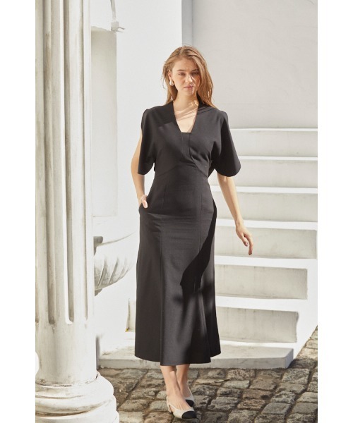Estella.K ワンピース Josephine Dress スリットスリーブドレス