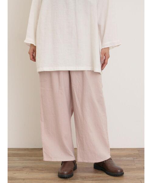 Samansa Mos2（サマンサモスモス） パンツ 「Cross×Linen」サイド