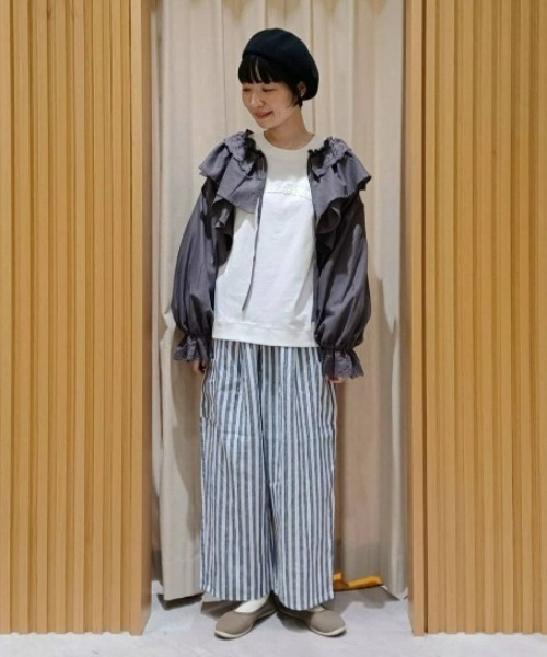 Samansa Mos2（サマンサモスモス） パンツ 「Cross×Linen」サイド