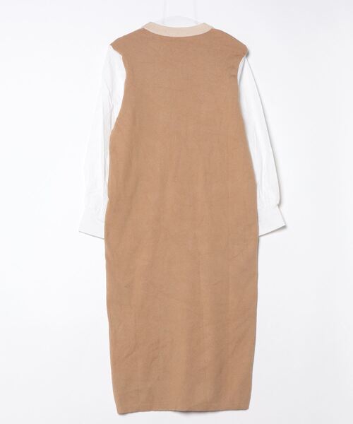 「Ulysses」 「Girly Doll」ニットワンピース F ブラウン レディース_画像2