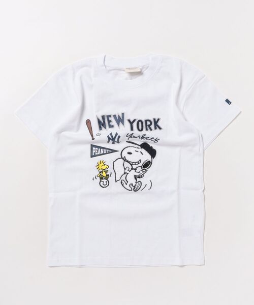 PEANUTS MLB TOKYO SERIES Tシャツ サイズL ドジャース PEANUTS×MLB】オリジナルデザイン Tシャツ ヤンキース