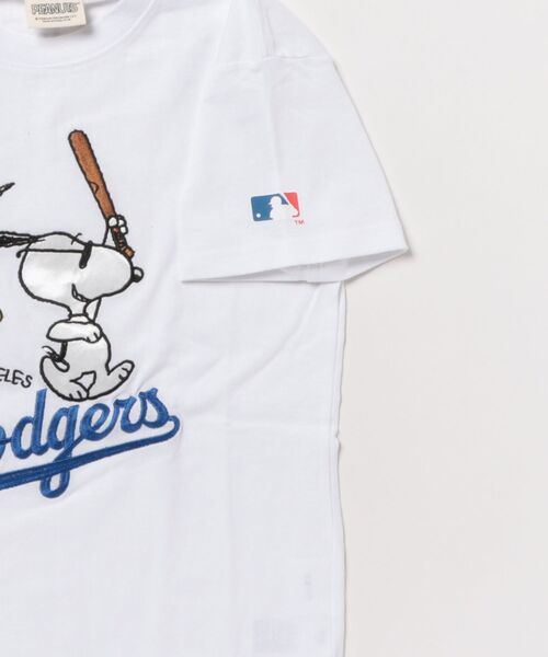 【PEANUTS×MLB】オリジナルデザイン KIDS Ｔシャツ ヤンキース ドジャース カブス 130 140 150 160 キャラクター 親子お揃いコーデ zo