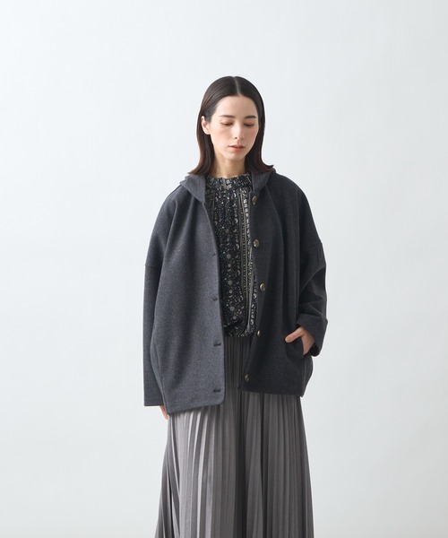 「Kelen」 ジャケット S チャコールグレー レディース_画像5