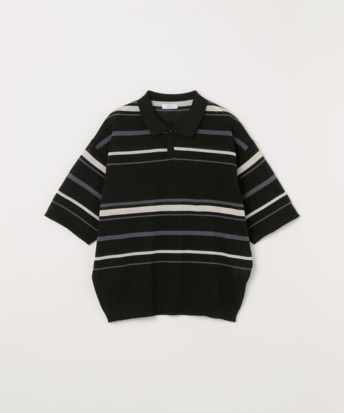 BATONER × アダムエロぺ 別注 ハイカウントリネンスキッパーポロシャツ ADAM ET ROPÉ HOMME(アダム エ ロペ オム) / 《別注》【BATONER