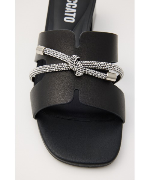 STACCATO ミュール【新品・完売品】 STACCATO サンダル ドルチェリボンミュール レディース