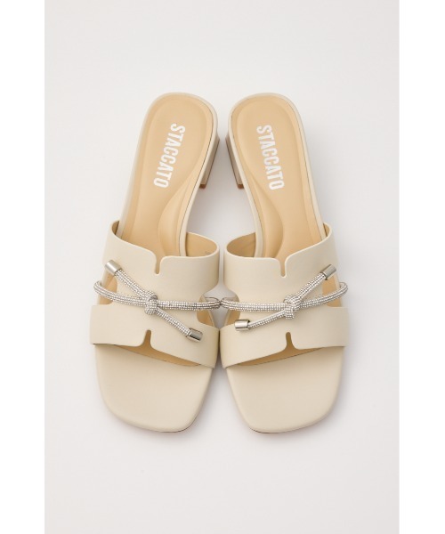 【ドルチェ&ガッバーナ】 SANDALS サンダル・ミュール STACCATO サンダル ドルチェリボンミュール レディース