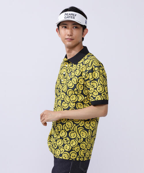 PEARLY GATES - takataka出品　PEARLY GATES 半袖ポロシャツ PEARLY GATES ポロシャツ 「PEARLY GATES」Pe格子サッカー半袖