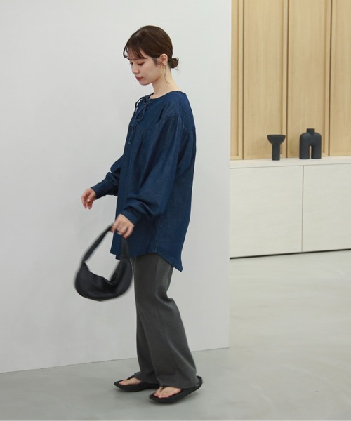 「feepur by saya」 長(zhǎng)袖チュニック MEDIUM アイボリー レディース