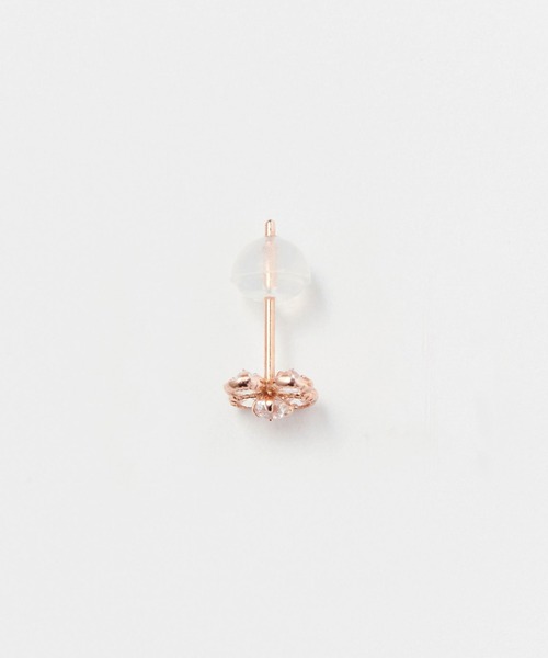 Phoebe（フィービー） ピアス 「K10」フラワービジューピアス(片耳