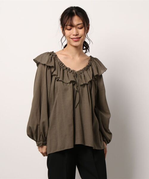 「Spick & Span」 長袖ブラウス FREE ブラック レディース Spick＆Span 「Spick & Span」 長袖ブラウス FREE ブラック