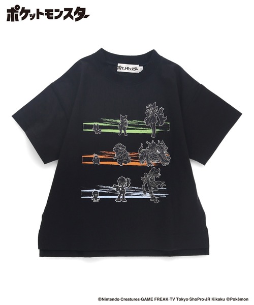tシャツ 「Pokemon/ポケモン」半袖Tシャツ キッズ 子供服 男の子 女の子