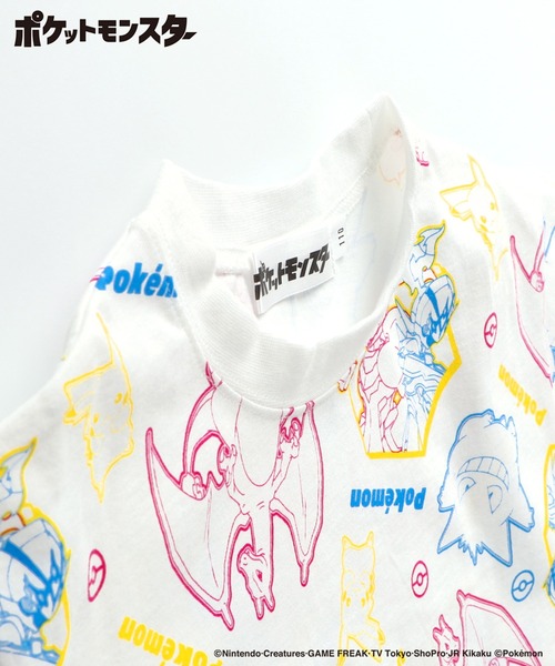 tシャツ 「Pokemon/ポケモン」半袖Tシャツ キッズ 子供服 男の子 女の子