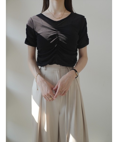 mediam トップス メッシュニットトップス｜J'aDoRe JUN ONLINE OUTLET