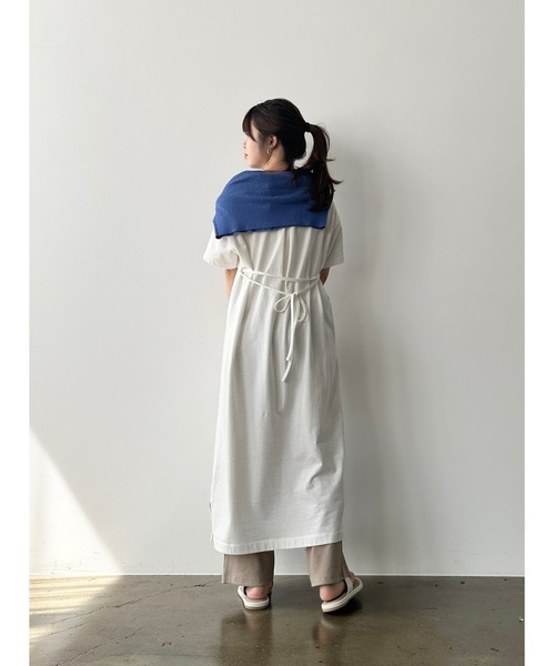 COHINA（コヒナ） ワンピース 半袖 ライトスウェットTワンピース 「低