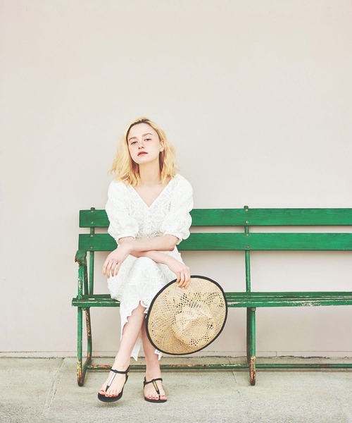 「The Virgnia」 半袖ブラウス FREE ホワイト レディース_画像2