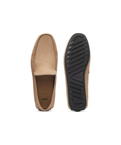 BOSS（HUGO BOSS） デッキシューズ ヌバックレザー ローファー