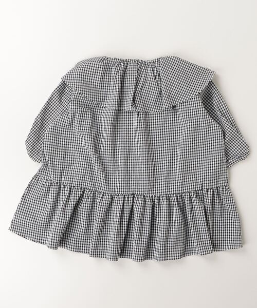 「green label relaxing」 「KIDS」7分袖ブラウス 160cm オフホワイト キッズ_画像2