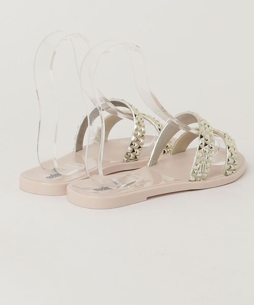 「melissa」 フラットサンダル 23cm ゴールド レディース_画像2