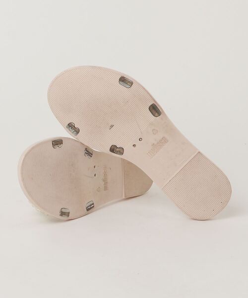 「melissa」 フラットサンダル 23cm ゴールド レディース_画像3