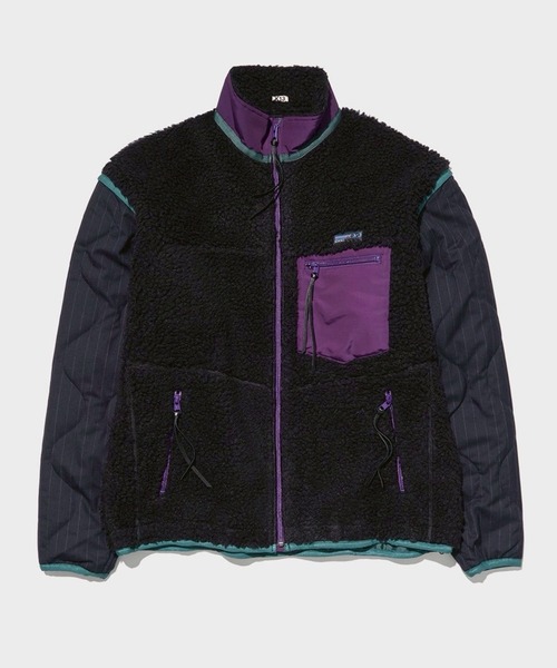 コート ジャケット 「KHOKI/コッキ」Freece-texture jacket メンズの画像