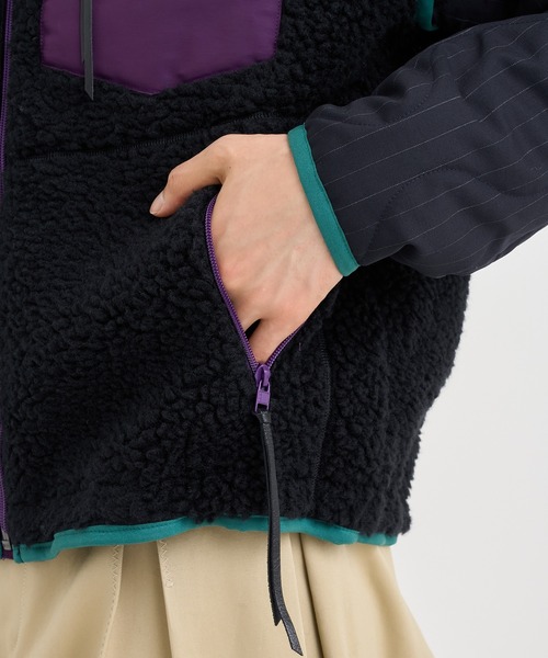 コート ジャケット 「KHOKI/コッキ」Freece-texture jacket メンズの画像