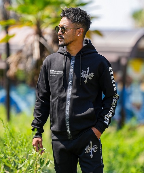 RTEG/C&REジップフーディー adamsJUGGLER（アダムスジャグラー） パーカー RTEG/C＆REジップ