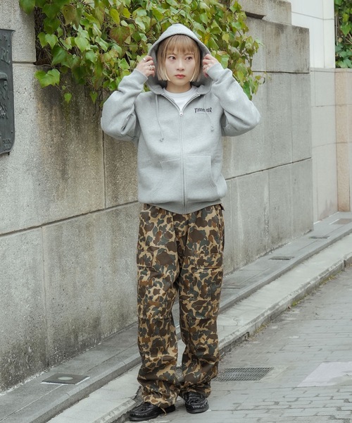 THRASHER（スラッシャー） パーカー CRACKED HOMETOWN ZIP HOODIE